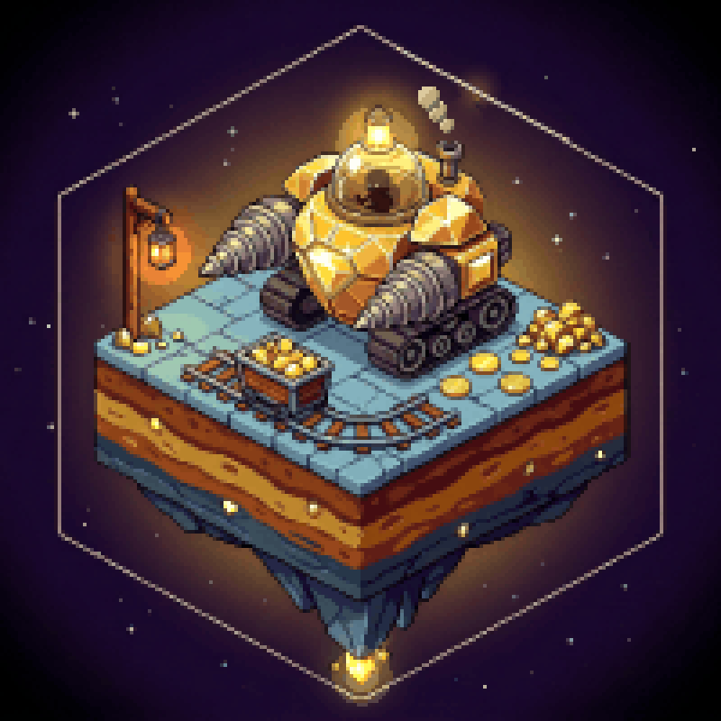 Gold Miner pixel art